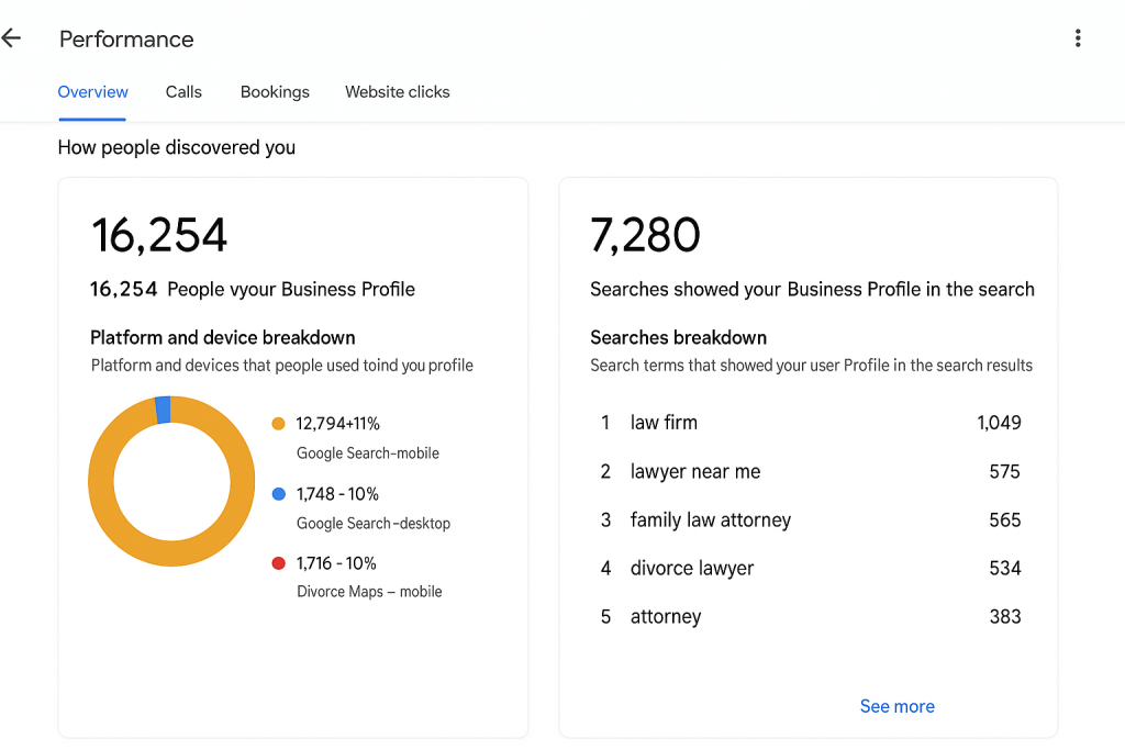 GMB Optimization law firm